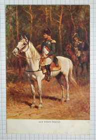 Іноземні Иностранные ^/--/^ Поштова картка На заставах. Наполеон, поч. ХХ ст. Франція bN /--/ 06 ^_^^^ Почтовая карточка на залогах. Наполеон, нач. ХХ в. Франция bN /--/ 06 - фото фото фото