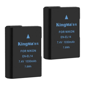 Акумулятори Аккумуляторы ^/--/^ 2-Pack KingMa Nikon EN-EL /--/ 14 комплект из 2-х аккумуляторов ^_^^^ 2 /--/ Pack KingMa Nikon EN-EL /--/ 14 комплект з 2 акумуляторів - фото фото фото