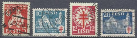 Балтійські країни Балтийские страны ^/--/^ Эстония 1933 медицина борьба с туберкулезом 4 /--/ м.гаш. ^_^^^ Естонія 1933 медицина боротьба з туберкульозом 4 /--/ м.гаш. - фото фото фото
