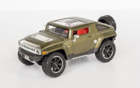 : : ^/--/^ 1:24 Hammer HX Concept 2008 khaki metallic, Maisto #0932 die-cast - фото фото фото