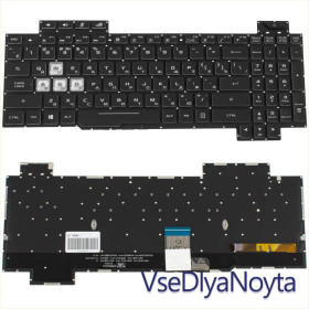 Клавіатури Клавиатуры ^/--/^ Клавиатура для ноутбука ASUS (GL /--/ 504 series) rus, black, без фрейма, подсветка клавиш RGB (ОРИГИНАЛ) ^_^^^ Клавіатура для ноутбука ASUS (GL /--/ 504 series) rus, black, без фрейму, підсвічування клавіш RGB (ОРИГІНАЛ) - фото фото фото