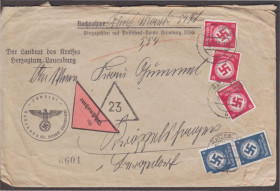 Європа Европа ^/--/^ Германия 1937 РЕЙХ СТАНДАРТ КЛАССИКА СВАСТИКА ПОЧТА ПОЧТОВЫЙ ЯРЛЫК ОБЛАТКА ДОКУМЕНТ ЗАКАЗНОЕ ПИСЬМО ^_^^^ Німеччина 1937 РЕЙХ СТАНДАРТ КЛАСИКА СВАСТИКА ПОШТОКОВИЙ ЯРЛИК ОБЛАТКА ДОКУМЕНТ ЗАКАЗНИЙ ПИСЬМ - фото фото фото