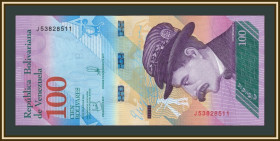Венесуела Венесуэла ^/--/^ Венесуэла 100 боливаров 2018 P-106   (106 /--/ b) UNC ^_^^^ Венесуела 100 боліварів 2018 P-106 (106 /--/ b) UNC - фото фото фото
