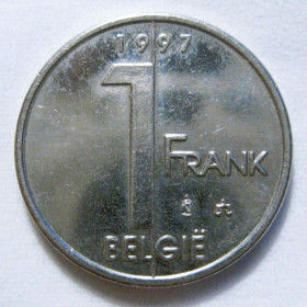 Бельгія Бельгия ^/--/^ Бельгія 1 франк 1997 року BELGIË #6 /--/ П /--/ 1681 ^_^^^ Бельгия 1 франк 1997 года BELGIË #6 /--/ П /--/ 1681 - фото фото фото