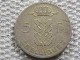 Бельгія Бельгия ^/--/^ Бельгия 5 франков 1963 года /BELGIQUE/ #3640 ^_^^^ Бельгія 5 франків 1963 року / BELGIQUE/ #3640 - фото фото фото