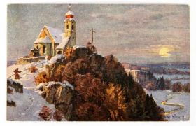 Іноземні Иностранные ^/--/^ Открытка #3835  Рождество 1920  W. Burger Германия ^_^^^ #3835 Різдво 1920 W. Burger Німеччина - фото фото фото