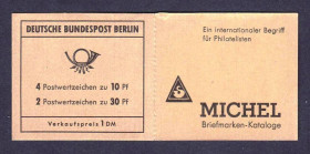 НДР, ФРН ГДР, ФРГ ^/--/^ ZM. Германия - Берлин MNH . буклет - показаны все сканы - 3 скана ^_^^^ ЗМ. Німеччина - Берлін MNH. буклет - показані всі скани - 3 скана - фото фото фото