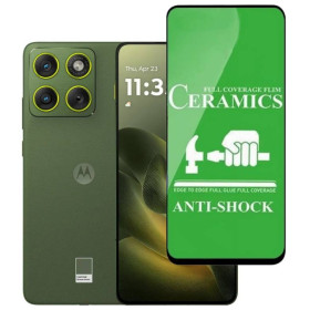 Чохли, бампера Чехлы, бампера ^/--/^ Захисне скло-плівка Fiji Ceramics для Motorola Edge 70 повна проклейка чорний ^_^^^ Защитное стекло-пленка Fiji Ceramics для Motorola Edge 70 полная проклейка черный - фото фото фото