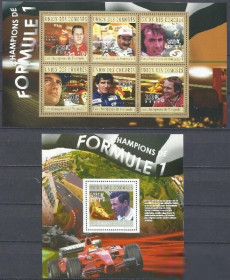 Комори Коморы ^/--/^ Коморы 2010 транспорт автомобили Формула-1 гонки Клббл. ^_^^^ Комори 2010 транспорт автомобілі Формула-1 гонки Клббл. - фото фото фото