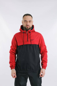 Куртки Куртки ^/--/^ Анорак мужской &amp;quot;President&amp;quot; Nike красно-черный 3 /--/ XL ^_^^^ Анорак чоловічий &amp;quot;President &amp;quot; Nike червоно-чорний 3 /--/ XL - фото фото фото