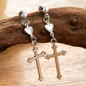 Сережки Серьги ^/--/^ Серьги крестики панк рок готика ^_^^^ Сережки хрестики панк рок готика - фото фото фото