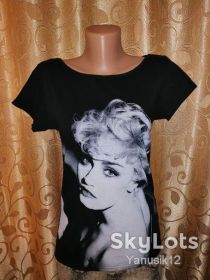 Футболки Футболки ^/--/^ Стильная женская футболка с принтом Madonna H&amp;M ^_^^^ Стильна жіноча футболка з принтом Madonna H&amp;M - фото фото фото