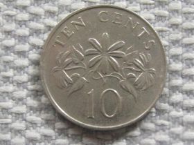 Сінгапур Сингапур ^/--/^ Сингапур 10 центов 1991 года #4043 ^_^^^ Сінгапур 10 центів 1991 року #4043 - фото фото фото