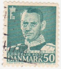 Балтійські країни Балтийские страны ^/--/^ Дания   1952 г. №  339 гашеная ^_^^^ Данія 1952 р. No 339 гашена - фото фото фото