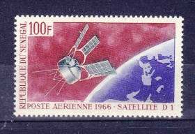 Освоєння космосу Освоение космоса ^/--/^ Космос . Сенегал 1966 MNH - ^_^^^ Сенегал 1966 MNH - фото фото фото