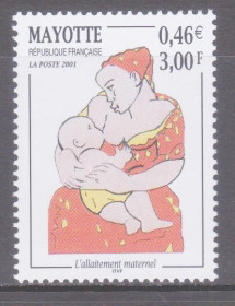 Інші країни Другие страны ^/--/^ Майотта 2001 КОРМЛЕНИЕ ГРУДЬЮ МАТЕРИНСТВО ДЕТИ РОЖДАЕМОСТЬ ПРОГРАММА ПЕДИАТРИЯ Mi.96 SW /--/ 96**MNH $1.16 ^_^^^ Майотта 2001 КОРМЛЕННЯ ГРУДЮ МАТЕРИНСТВО ДІТИ НАРОДНІСТЬ ПРОГРАМА ПЕДІАТРІЯ Mi.96 SW /--/ 96**MNH $1.16 - фото фото фото