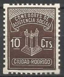 Іспанія Испания ^/--/^ Испания локал Сиудад Родриго 1937 не почтовая марка 10 Cts 1 /--/ м. ^_^^^ Іспанія локал Сіудад Родріго 1937 не поштова марка 10 Cts 1 /--/ м. - фото фото фото