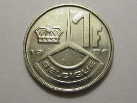 Бельгія Бельгия ^/--/^ Бельгия 1 франк 1991 года BELGIQUE 3 /--/ П /--/ 639 ^_^^^ Бельгія 1 франк 1991 року BELGIQUE 3 /--/ П /--/ 639 - фото фото фото