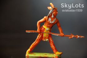 Фігурки, солдатики Фигурки, солдатики ^/--/^ индеец с копьем Cherilea 60-65 /--/ мм Англия ОРИГИНАЛ ^_^^^ індіанець з списом Cherilea 60-65 /--/ мм Англія Орігінал - фото фото фото
