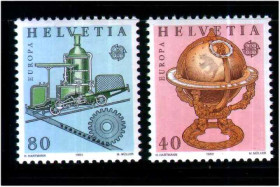 Швейцарія Швейцария ^/--/^ ZM Швейцария 1983 г  MNH - техника ^_^^^ ZM Швейцарія 1983 MNH - техніка - фото фото фото
