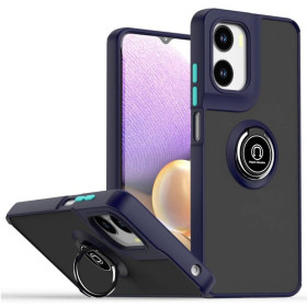 Чохли, бампера Чехлы, бампера ^/--/^ Чохол Fiji Colorframe для Motorola E /--/ 15 матовий бампер з кільцем підставкою Dark Blue ^_^^^ Чехол Fiji Colorframe для Motorola E /--/ 15 матовый бампер с кольцом подставкой Dark Blue - фото фото фото