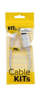 Шлейфи, перехідники Шлейфы, переходники ^/--/^ Кабель KITs MiniDisplayPort на DisplayPort 30 см Білий (KITS-FL-001) ^_^^^ Кабель KITs MiniDisplay Port на DisplayPort 30 см Белый (KITS-FL-001) - фото фото фото