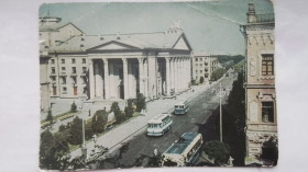 СРСР СССР ^/--/^ Открытка Запорожье Проспект Ленина 1971 год ^_^^^ Проспект Леніна 1971 - фото фото фото