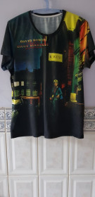 Футболки, майки Футболки, майки ^/--/^ Футболка &amp;quot;Bowie&amp;quot;  (50% cotton/50% polyester, L) ^_^^^ Футболка &amp;quot;Bowie&amp;quot; (50% cotton/50% polyester, L) - фото фото фото