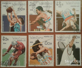 Спорт Спорт ^/--/^ Лаос 1990 спорт Олимпиада Барселона Испания Mi 1193-1198 ^_^^^ Лаос 1990 спорт Олімпіада Барселона Іспанія Mi 1193-1198 - фото фото фото