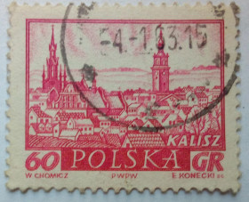 Польща Польша ^/--/^ Польша 1960 Калиш, гашеная ^_^^^ Польща 1960 Каліш, гашена - фото фото фото