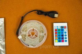 Інша техніка Другая техника ^/--/^ Світлодіодна, стрічка, LED, RGB, 10 метрів, з пультом ^_^^^ Светодиодная, лента, LED, RGB, 10 метров, с пультом - фото фото фото