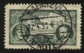 Польща Польша ^/--/^ Польша 1933 /--/ г.№244 гашеная ^_^^^ Польща 1933 р. No 244 гашена - фото фото фото