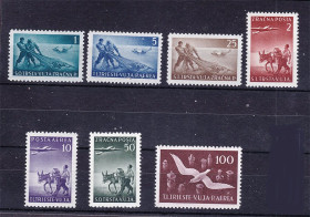 Балтійські країни Балтийские страны ^/--/^ Триест 1949 г  MNH - рыбаки - авиапочта ^_^^^ Трієст 1949 MNH - рибалки - авіапошта - фото фото фото