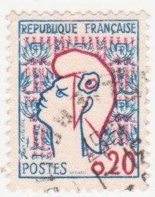 Франція Франция ^/--/^ Франция  1961 г. № 1328 гашеная ^_^^^ Франція 1961 р. No 1328 гашена - фото фото фото