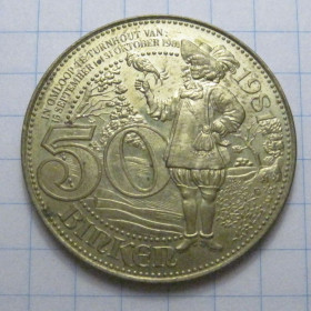 Інше Другое ^/--/^ Жетон Бельгія 50 Binken 1981 року. Муніципальний обмінний жетон 42958 ^_^^^ Жетон Бельгия 50 Binken 1981 года. Муниципальный обменный жетон 42958 - фото фото фото