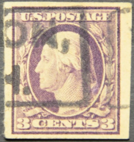 Інше Другое ^/--/^ США Вашингтон 3 /--/ c. 1916-1917 Sc.484 БП - фото фото фото