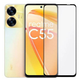 Чохли, бампера Чехлы, бампера ^/--/^ Захисне скло Fiji Premium для Realme C /--/ 55 повне проклеювання Anti-Static чорний ^_^^^ Защитное стекло Fiji Premium для Realme C /--/ 55 полное проклеивание Anti-Static черный - фото фото фото