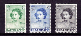 Мальта Мальта ^/--/^ ZM  Мальта 1957 г MNH - HM QE-II ^_^^^ ZM Мальта 1957 MNH - HM QE-II - фото фото фото