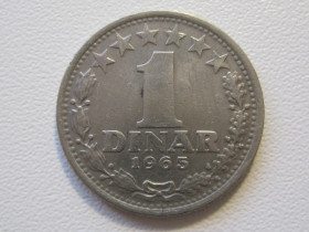 Югославія Югославия ^/--/^ Югославия 1 динар 1965 года #34820 ^_^^^ Югославія 1 динар 1965 року #34820 - фото фото фото