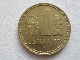 Іспанія Испания ^/--/^ Испания 1 песета 1980 (82) года 22477 ^_^^^ Іспанія 1 песета 1980 (82) року 22477 - фото фото фото
