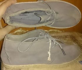 Мокасини Мокасины ^/--/^ стильні сірі мокасини текстиль Cotton Traders р /--/ 37 нові ^_^^^ стильные серые мокасины текстиль Cotton Traders р /--/ 37 новые - фото фото фото