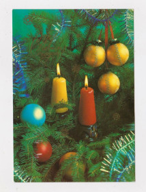 СРСР СССР ^/--/^ З НОВИМ РОКОМ - С НОВЫМ ГОДОМ = ДМПК 1985 р. = ЗЕЛЕНОВА = чиста + ^_^^^ З НОВИМ РОКОМ - З НОВИМ РОКОМ = ДМПК 1985 р. = ЗЕЛЕНОВА = чиста + - фото фото фото