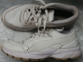 Кросівки Кроссовки ^/--/^ фирменные белые puma  кроссовки   кожа пума оригинал ^_^^^ фірмові білі puma кросівки шкіра пума оригінал - фото фото фото