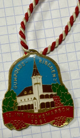 Пам'ятні і ювілейні Памятные и юбилейные ^/--/^ Австрія. 1981 /--/ р. Гумпольдскірхен . Пам&amp;apos;ятна медаль, жетон учасника 12-го Міжнародного народно-пішохідного маршу ^_^^^ Австрия. 1981 г. Гумпольдскирхен . Памятная медаль, жетон участника 12-го Международного народно-пешеходного марша - фото фото фото