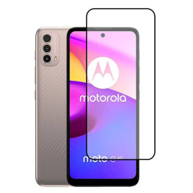 Чохли, бампера Чехлы, бампера ^/--/^ Захисне скло LUX для Motorola E /--/ 40 Full Сover чорний 0,3 мм в упаковці ^_^^^ Защитное стекло LUX для Motorola E /--/ 40 Full Сover черный 0,3 мм в упаковке - фото фото фото