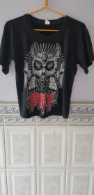 Футболки, майки Футболки, майки ^/--/^ Футболка &amp;quot;BMTH&amp;quot;  (100% cotton, ladies M) б/у ^_^^^ Футболка &amp;quot;BMTH&amp;quot; (100% cotton, ladies M) б/у - фото фото фото