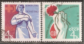 СРСР - СССР - ^/--/^ СССР 1965 Сол.3156-3157 гаш. ПОЛНАЯ серия ^_^^^ СРСР 1965 Сол.3156-3157 гаш. Повна серія - фото фото фото
