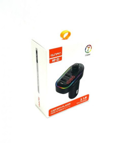 FM-Модулятори FM-Модуляторы ^/--/^ FM модулятор SUNPIN MP-03 Bluetooth  заряджання Fast Charger + Type C PD RGB Чорний ^_^^^ FM модулятор SUNPIN MP-03 Bluetooth заряжание Fast Charger - фото фото фото