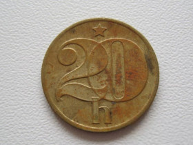 Чехословаччина Чехословакия ^/--/^ Чехословакия 20 геллеров 1974 года 25133 ^_^^^ Чехословаччина 20 геллерів 1974 25133 - фото фото фото