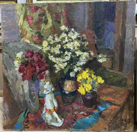 Картини, Гравюри, Живопис та Графіка Картины, Гравюры, Живопись и Графика ^/--/^ А. Янев. &amp;quot; Натюрморт&amp;quot; ^_^^^ А. &amp;quot; Натюрморт&amp;quot; - фото фото фото